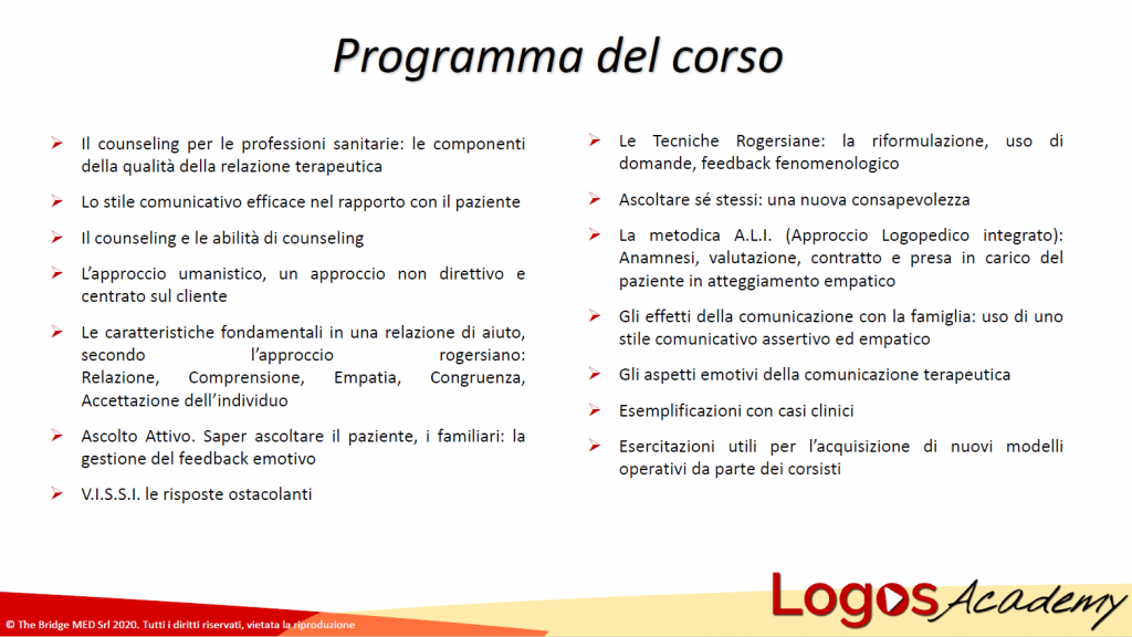 PGR Abilità di counseling